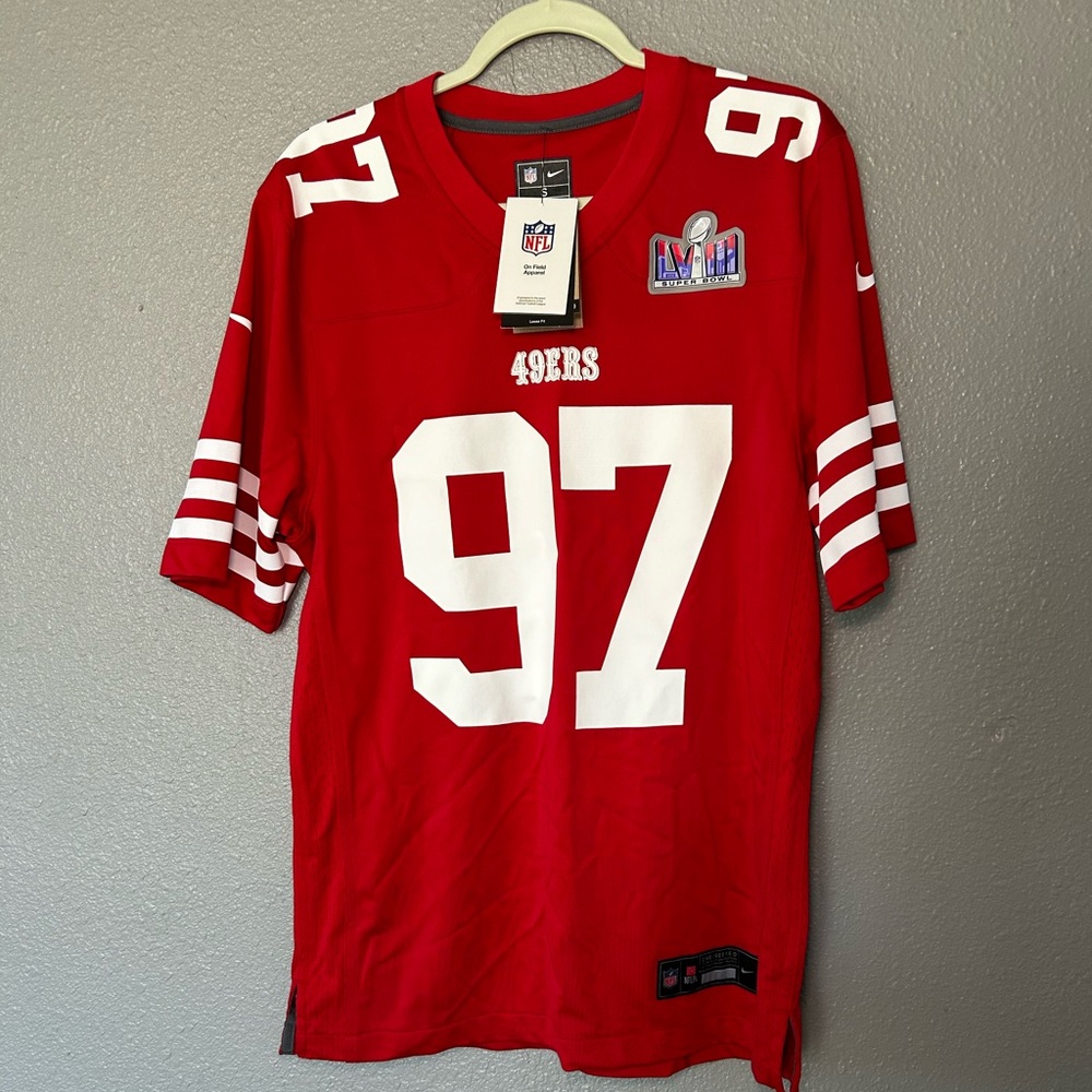 Nick Bosa 49ers Super Bowl edition jersey